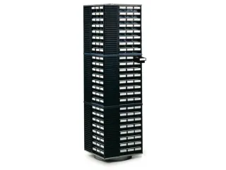 ESD-assortimentskast,HxBxD 550x310x180mm,48lade(n),laden zwart - 7