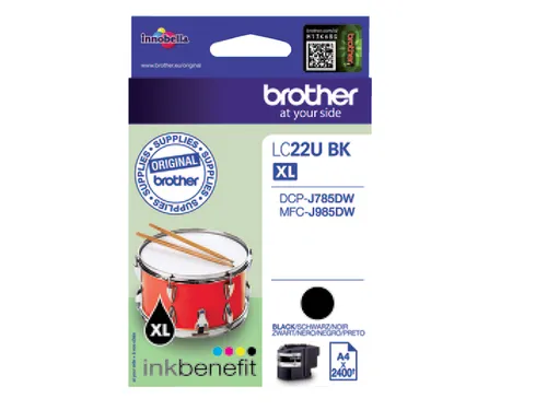 Inktcartridge Brother LC-22UBK zwart