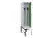 locker voor scheiding van kleding,HxBxD 2120x400x815mm,1vak