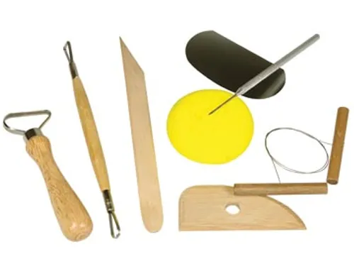 Basisset klei gereedschap, set met 6 stuks