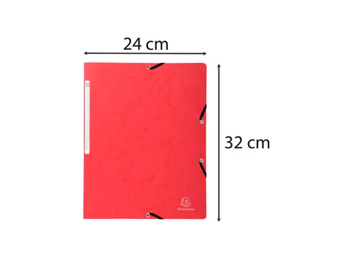 Elastomap Nature Future zonder kleppen A4, 400 g/m², rood karton