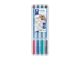 Viltstift Staedtler OHP Lumocolor 305 Non Perm. Correct F set à 4st - 1