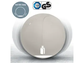 Leitz Ergo actieve zitbal anti-rol met stop-functie 75cm lichtgrijs - 3