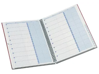 Adresboek Oxford Essentials A5 72vel dubbelspiraal assorti - 5