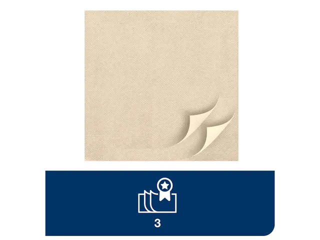 Tork 477583 Soft Dinnerservet Advanced Zand 39x39cm