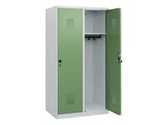 schoollocker,HxBxD 1530x800x500mm,2vak,vak B 400mm,draaigrendel