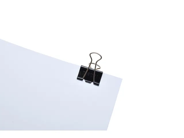 Papierklem MAUL 215 foldback 25mm capaciteit 9mm zwart