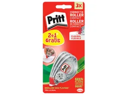 Correctieroller Pritt Compact Flex 4.2mmx10m Blister 2+1 gratis