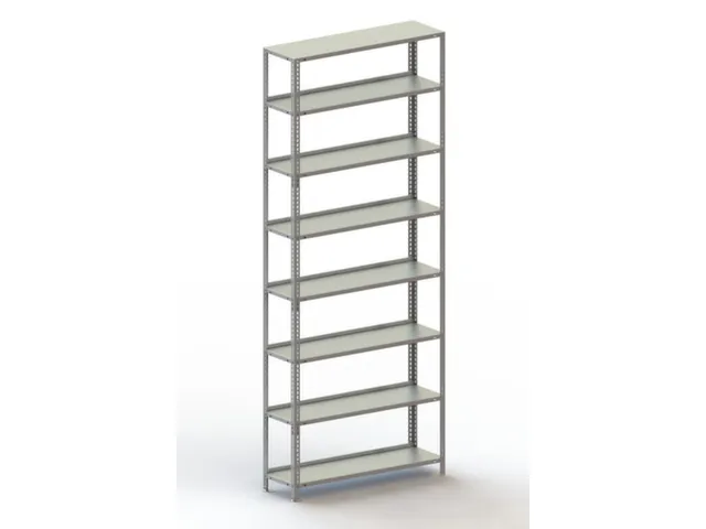 magazijnstelling,grondveld,HxBxD 2500x1004x304mm,veldl. 800kg