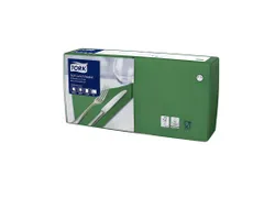 Tork 477413 Soft Lunchservet Advanced Donkergroen 33x33cm