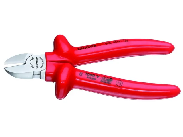VDE 8314-160 VDE diagonaalscharen met gedipte isolatie 160mm