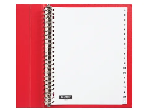 Tabbladen Quantore A4 23-Gaats 20-Delig Met Alfabet Wit Pp