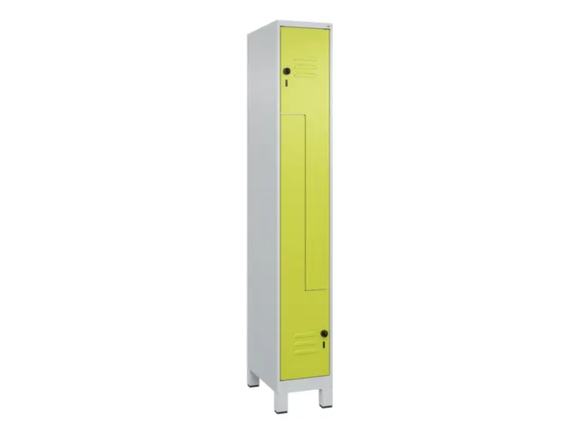 Z-garderobekast,HxBxD 1950x300x500mm,vak B 150/300mm,draaigrendel