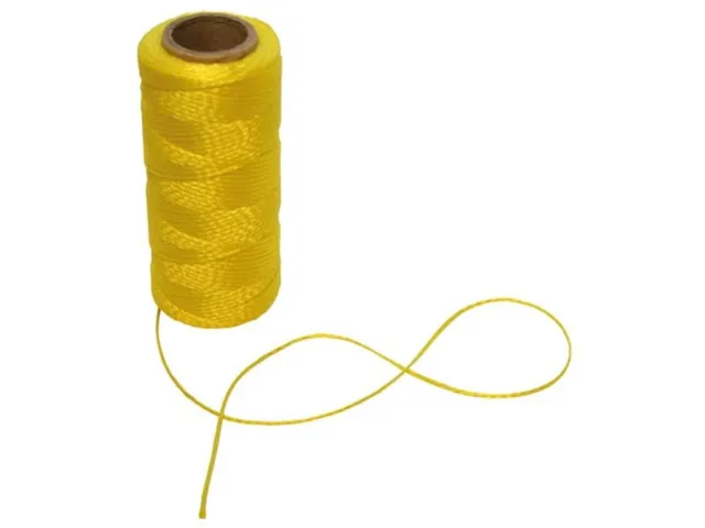 Corde DE MAÇON - Ø 1.2mm - Longueur 100m - Jaune