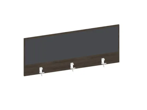 baliepaneel bureau aanbouw achter bruin hickory BN8010antraciet 1200mm