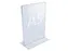Folderstandaard A5 Staand Acryl T-Voet