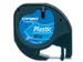 Labeltape Dymo Letratag 91205 Plastic 12mm Zwart Op Blauw