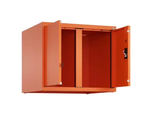 opzetkast,v. locker voor scheiding van kleding,2vak.,vak B 300mm