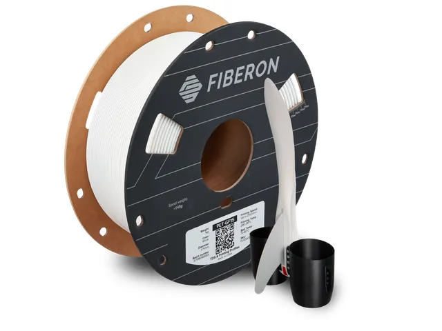 PET-GF15 1,75mm Wit 0,5kg Fiberon Filament