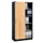 schuifdeurkast,HxBxD 1980x1200x435mm,4xStalen bodem,5 OH