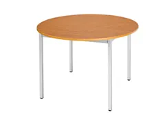 Tafel Rond 110 Cm Frame Aluminium Blad Kersenhout