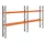 palletstelling,basis+1xaanbouw,HxBxD 3360x5700x750mm,vakl. 3000kg