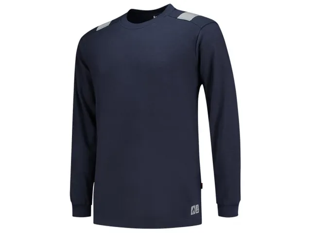 Tricorp 103004 Multinorm T-shirt met lange mouwen, inktblauw, maat S,