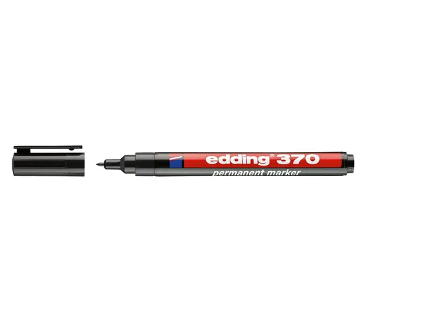 Marqueur edding 370 ogive 1mm noir