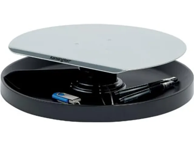 SmartFit monitorstandaard Spin Station zwart