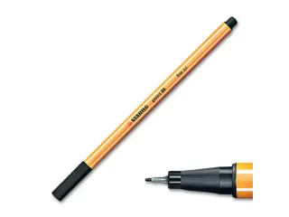 Fineliner STABILO point 88/46 zwart 0.4mm - 3