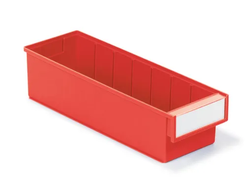 stellingbak,HxBxD 100x132x400mm,PP,rood