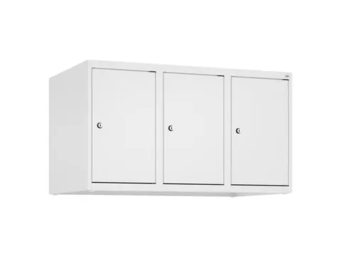 opzetkast,v. locker,3vak.,vak B 300mm,HxBxD 500x900x500mm,vleugeldeur