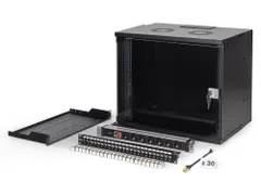 Digitus DN-49205-SET rack 9U Wandrek Serverkast Zwart