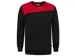 Sweat-shirt Tricorp Bicolor coutures 302013, rouge/noir, taille 4XL, l