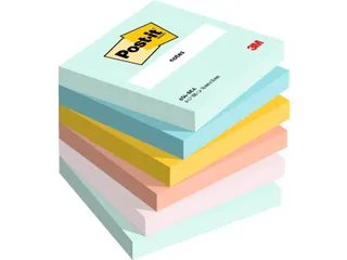 Memoblok 3M Post-it 654 76x76mm Beachside Colour - 2
