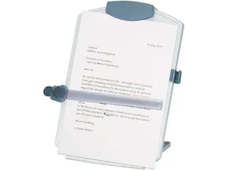 Desktop Easel-Documentenhouder A4 Met Clip Lichtgrijs - 4