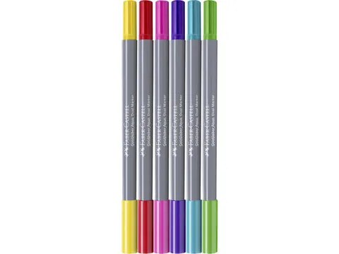 Duo aquarelmarker Goldfaber etui 6 stuks Candy shop