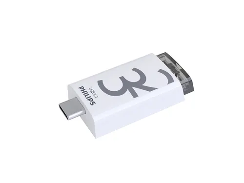 USB stick 3.2 Philips Click USB-C 32GB grijs