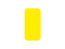 plaksymbool,rechthoek,markering HxB 150x50mm,polycarbonaat,geel