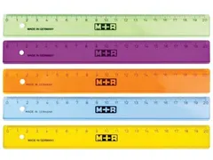 Lat, Uit Plastic, Assorti Kleuren, 20 Cm