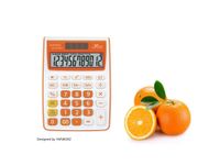 ACROPAQ AC2236O - Buro rekenmachine Dual Power 12 Cijfers Oranje