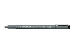 Fineliner Staedtler Pigment 308 zwart 0.1mm