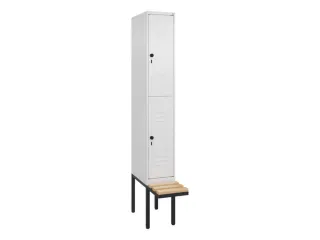 Dubbeldekse dekenkist,HxBxD 2120x300x815mm,1x2vak.,vak B 300mm - 1
