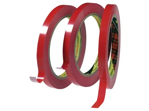 Plakband voor zakkensluitapparaat 12mmx66m rood