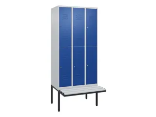 Dubbeldekse dekenkist,HxBxD 2120x900x815mm,3x2vak.,vak B 300mm - 1