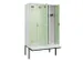 locker met bank,voor scheiding van kleding,HxBxD 2120x1200x815mm,4vak