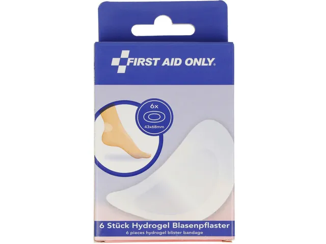 Pansements pour ampoules First Aid Only, boîte de 6 pièces