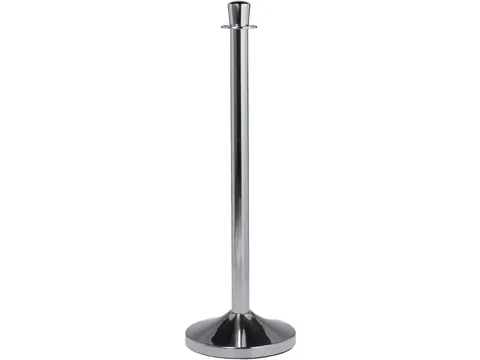 Afzetpaal Securit 100cm met voet chroom