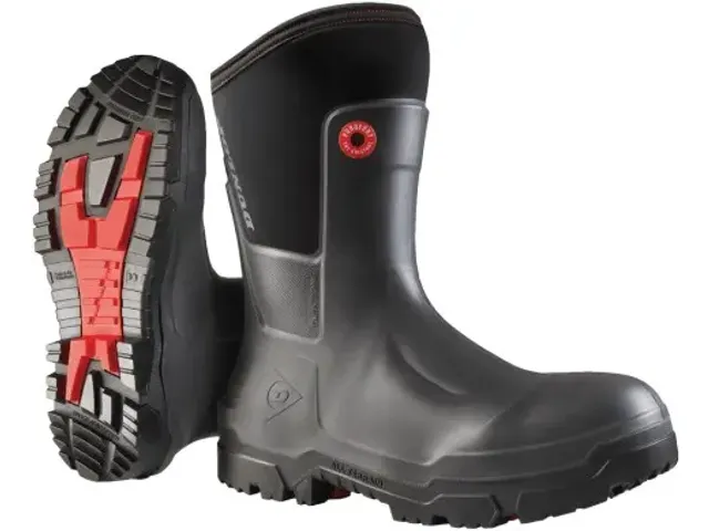 Dunlop Laars ND68A93.CH Craftsman Snugboot S5 Zwart Maat 47