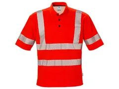 Fristads 100972 polo, rood, maat 2XL, per stuk